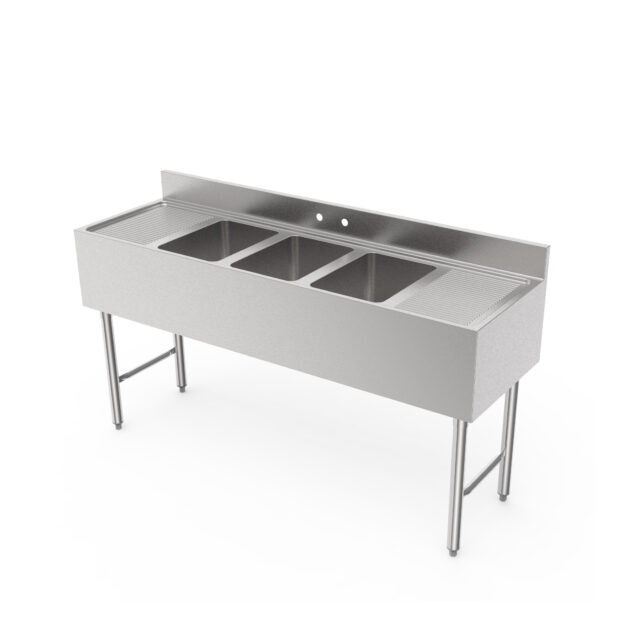 GSW USA, SE10143D60B, Sink, (3) Three Compartment