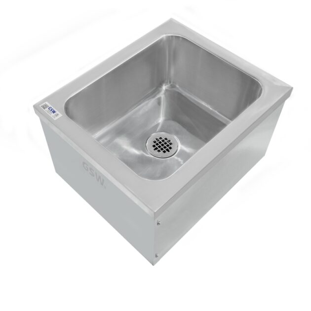 GSW USA SE2424FM 24" Mop Sink, 20"W x 20"L x 10"D Bowl